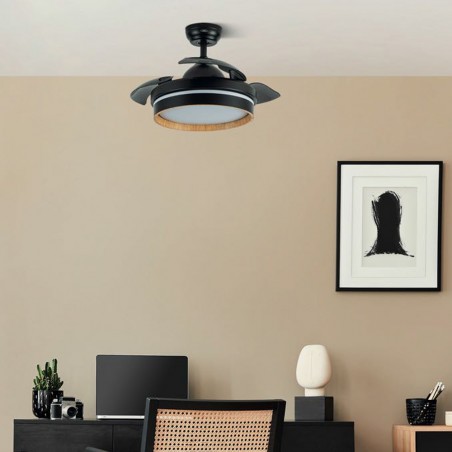 Ventilateur LED pales pliantes Nalon II CCT (72W)
