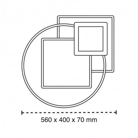 Plafonnier LED Cora CCT Smart (78W)