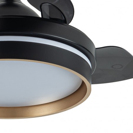Ventilateur LED pales pliantes Nalon Mini CCT (48W)
