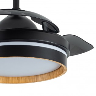 Ventilateur LED pales pliantes Nalon Mini II CCT (48W)