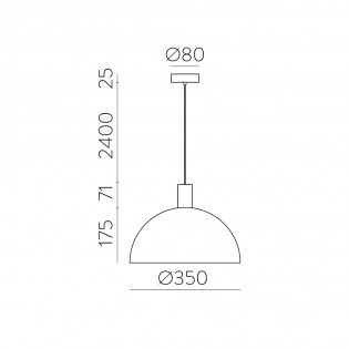 Suspension Tiga (Doré)