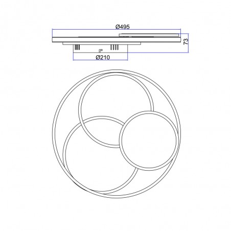 Plafonnier LED Jack (45W)