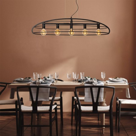 Lampe de suspension Dikra (5 lumieres)