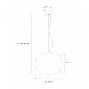 Lampe de plafond Elysee