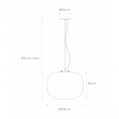 Lampe de plafond Elysee