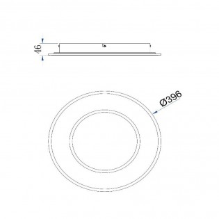 Plafonnier LED Axelle 3-Step (24W)
