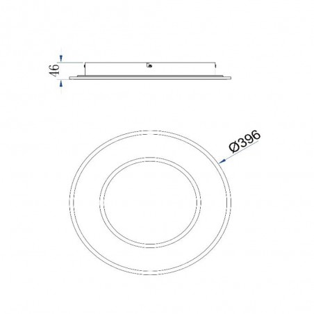 Plafonnier LED Axelle 3-Step (24W)