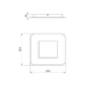 Plafonnier LED Axelle II 3-Step (24W)