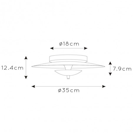 Plafonnier LED Vulcan (9W)
