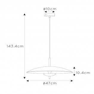 Suspension LED Vulcan (9W)