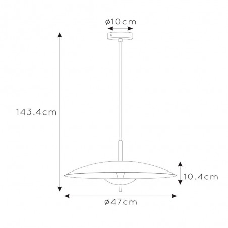 Suspension LED Vulcan (9W)
