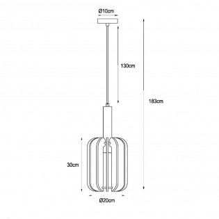 Lampe de suspension Rafal