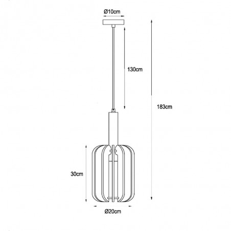 Lampe de suspension Rafal