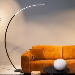 Lampadaire LED Curve Dim (15W)