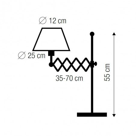 Lampe à poser Medal