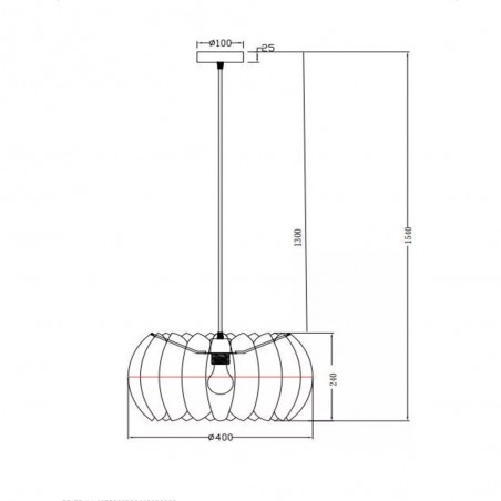 Lampe de plafond Spencer 40