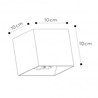 Applique Murale Exterieur LED Vertigo (6W)