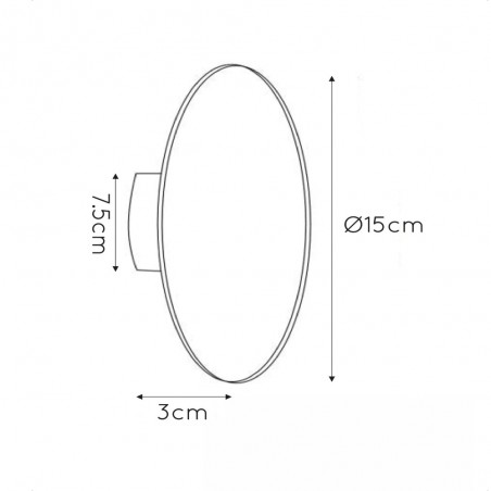 Applique Murale LED Eklyps (6W)