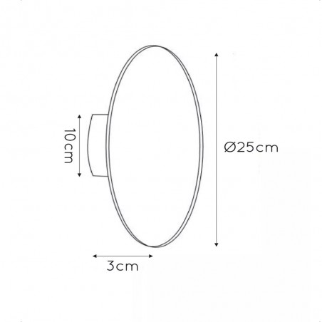 Applique Murale LED Eklyps (8W)
