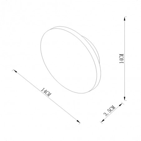 Applique Murale LED Glimpse (5W)