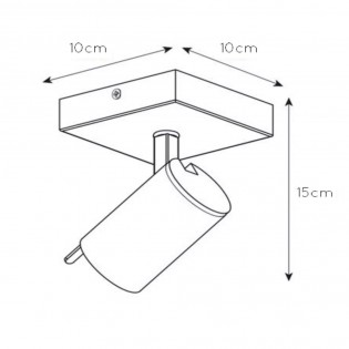 Spot de plafond LED Grony (5W)