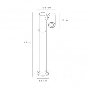 Balisé de exterieur LED Tatum (4.5W)