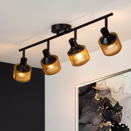Regletté de plafond Rafa (4 lumieres)