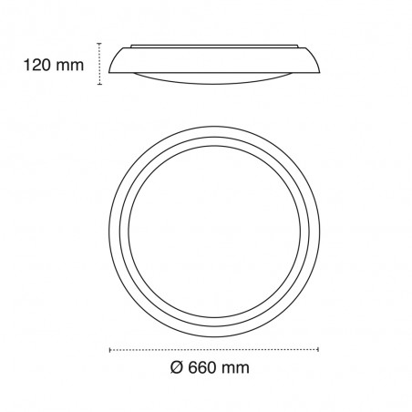 Plafonnier LED Jan CCT Dim (40W)