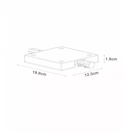 Alimentateur simple/double pour rail monophasé TRACK