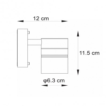 Applique Murale Exterieur LED Arne (5W)