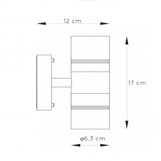 Applique Murale Exterieur LED Arne (2x5W)