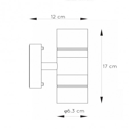 Applique Murale Exterieur LED Arne (2x5W)