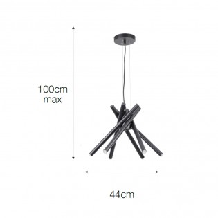 Lampe de suspension Lumiere (6 lumieres)