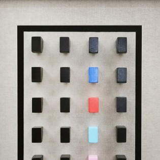 Tableau avec bois sculpté en 3D V (90x60cm.)