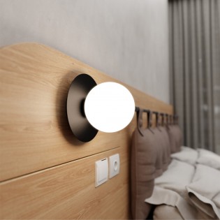 Applique Murale Meltis Noir