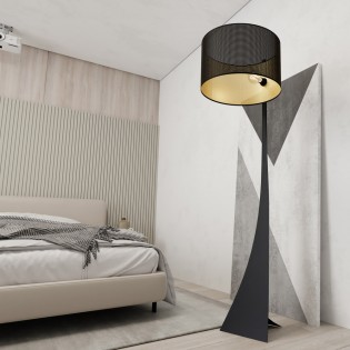 Lampadaire Estela Noir