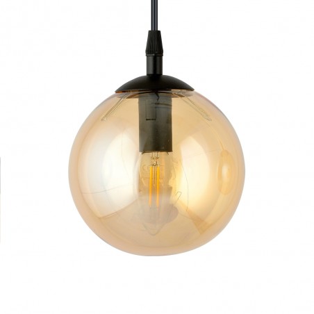 Lampe de plafond Sagan Ambre