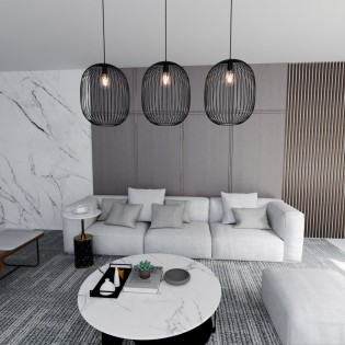 Lampe de suspension Cerpera (3 lumieres)