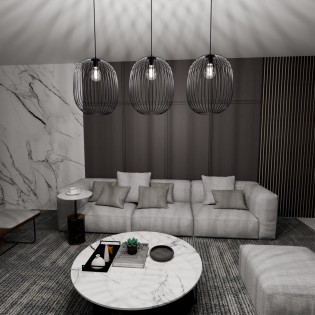 Lampe de suspension Cerpera (3 lumieres)