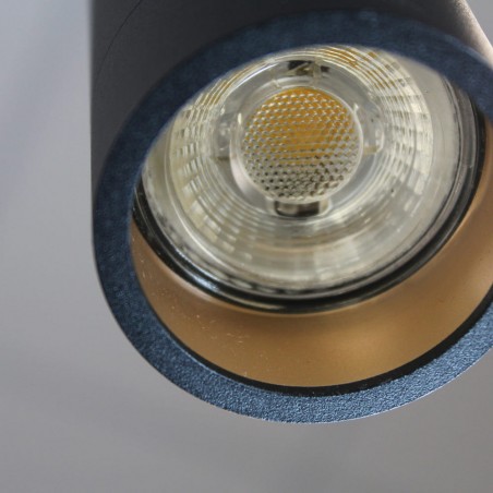 Lampe de plafond Linde Noir