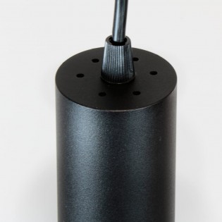 Lampe de plafond Linde Noir