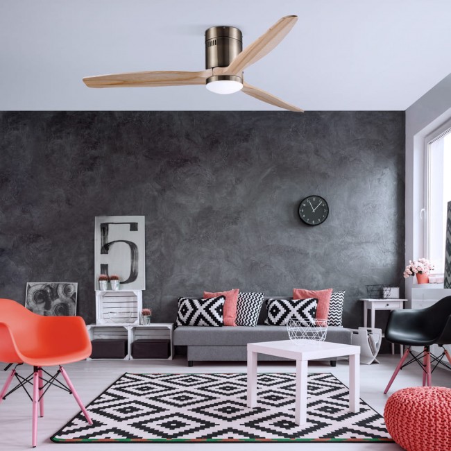 Ventilateur de plafond á LED Yen CCT (15W)