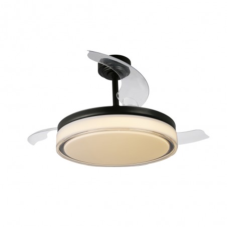 Ventilateur LED pales pliantes Aneto CCT Dim (72W)
