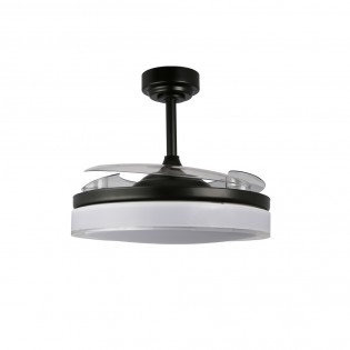 Ventilateur LED pales pliantes Aneto CCT Dim (72W)