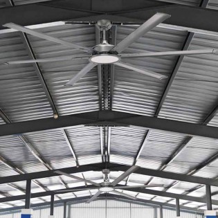 Ventilateur de plafond LED BigBen 180cm. CCT Dim (20W)