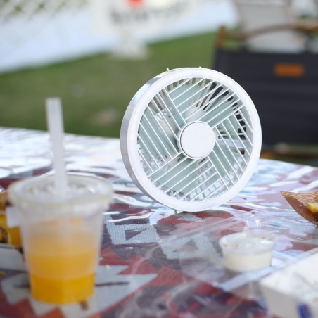 Ventilateur de table portable rechargeable LED Splash (5.5W)