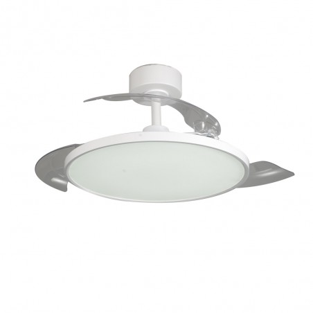 Ventilateur LED pales pliantes Mince CCT Dim (36W)