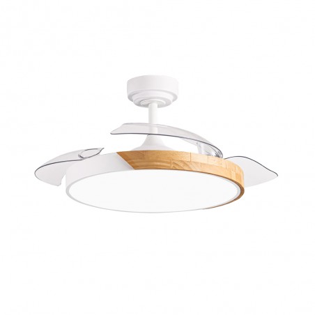 Ventilateur LED pales pliantes Taoro CCT Dim (72W)