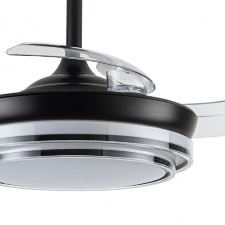 Ventilateur LED pales pliantes Lander Mini CCT Dim (46W)