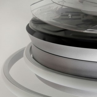 Ventilateur LED avec pales pliantes Antila Argent CCT Dim (60W)